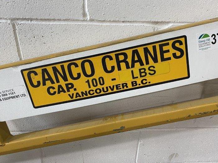 Used Canco Jib Crane With Vacuum Lift Assist