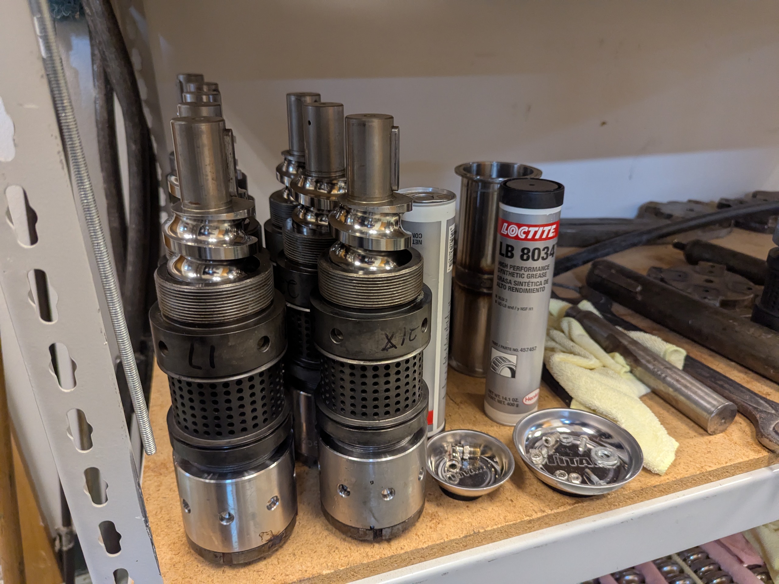 Used 8 Head Seed Oil Screw Press System