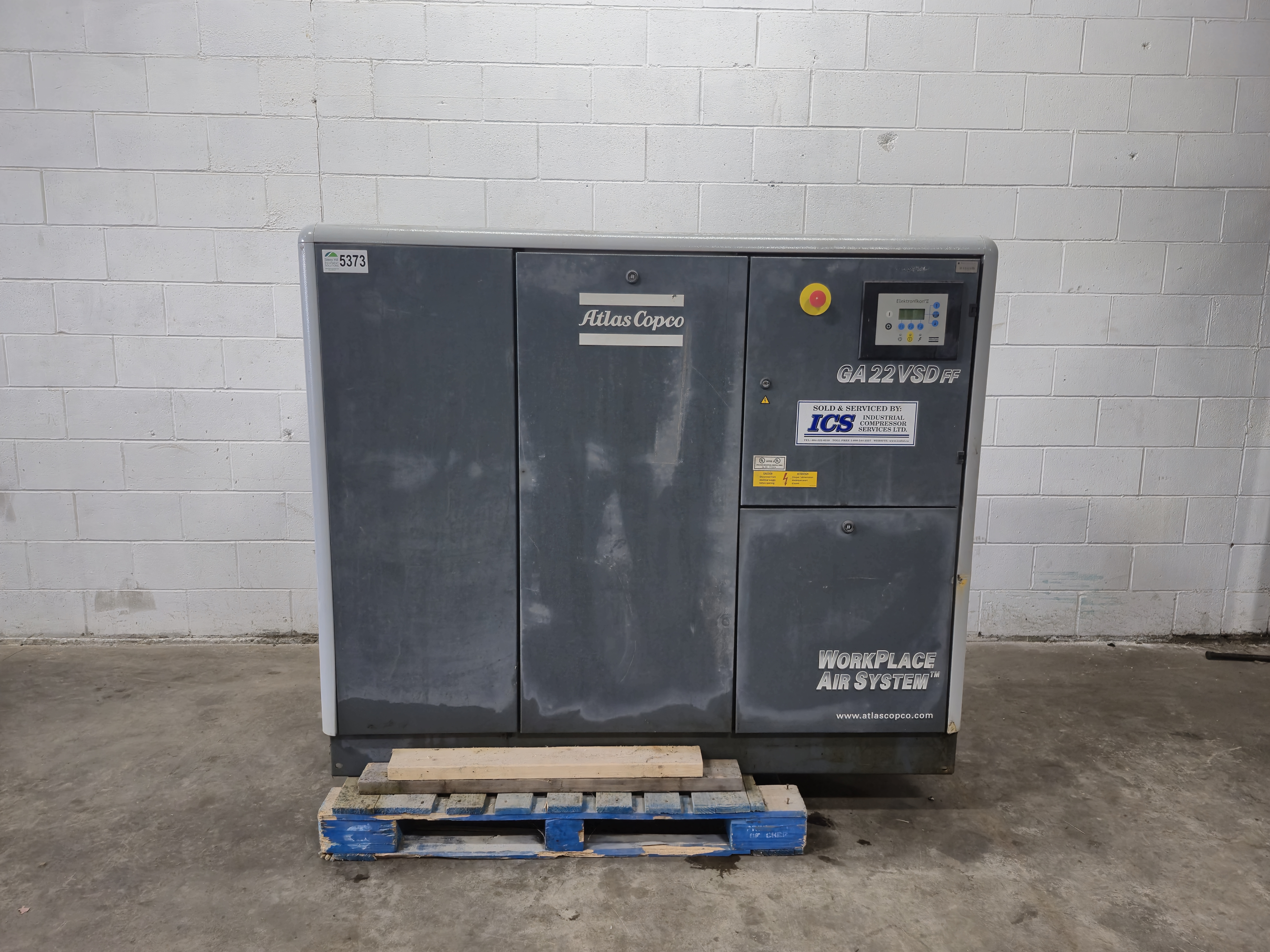 Used Atlas Copco GA22VSD Air Compressor