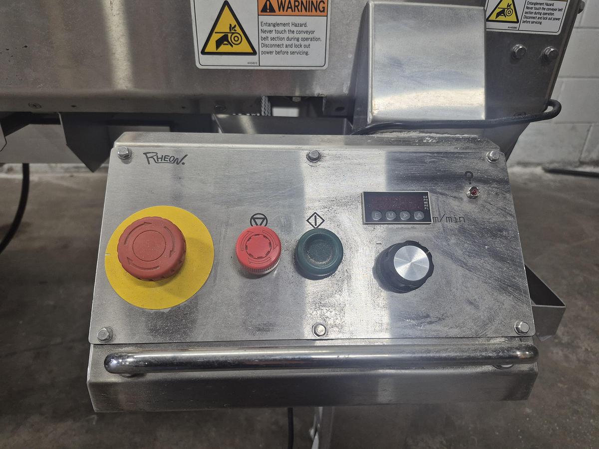 Used Rheon Automatic Conveyor Guillotine Cutter