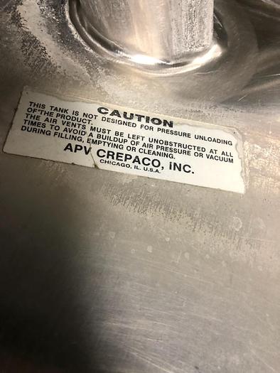 Used APV Crepaco 3,000 Gallon Tank