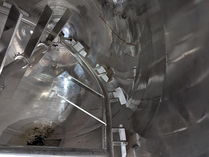 Used 300 Gal. Dual Agitation Mix Tank