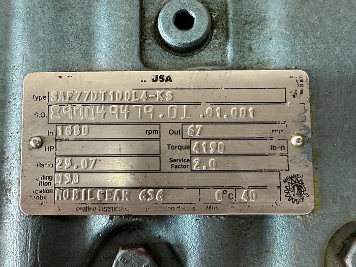 Used Sew-Eurodrive 5 HP Motor w/ Gear Reducer