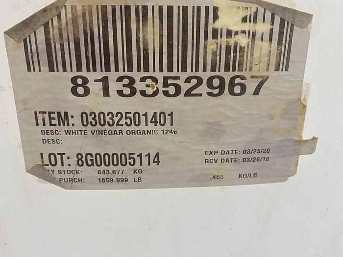 Used Snyder 500 Gal Poly Storage Tank