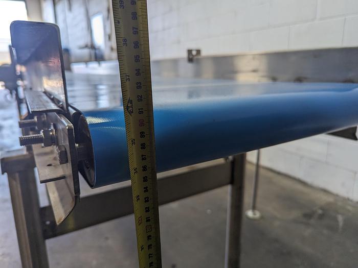 Used Custom 10' Conveyor with Removable Packaging Tables
