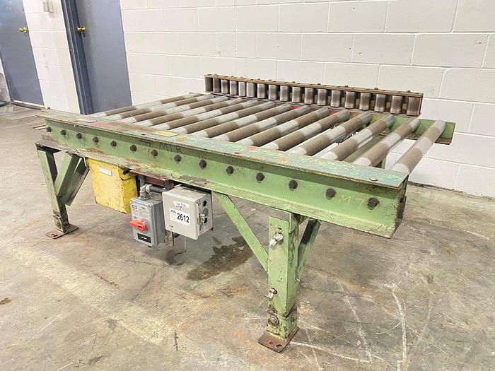 Used 5'8 Roller Conveyor