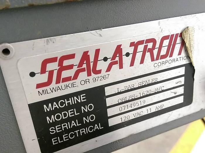 Used Seal-A-Tron Shrink Tunnel and L-Bar Sealer