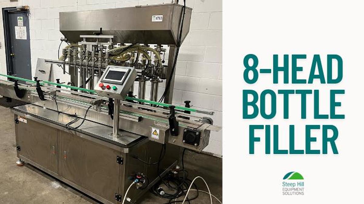 Used 8-Head Bottle Filler