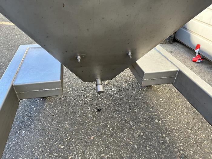 Used Incline Auger Conveyor with Hopper