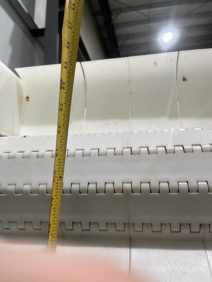 Used Cleated Modular Belt Incline Conveyor