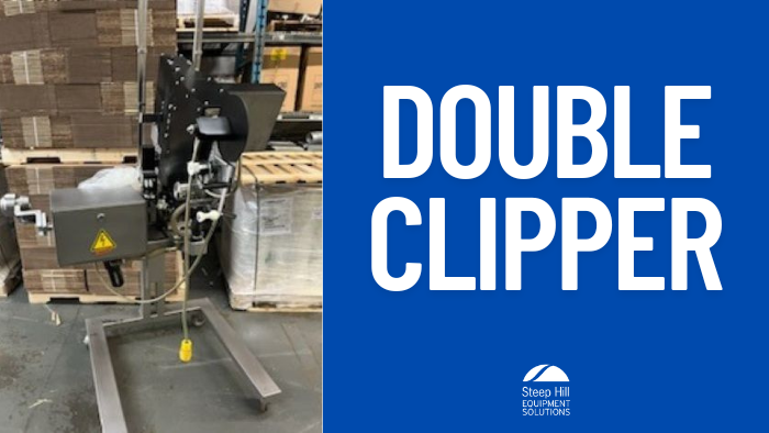 Used Poly Clipper PDC-A600 Automatic Double Clipper