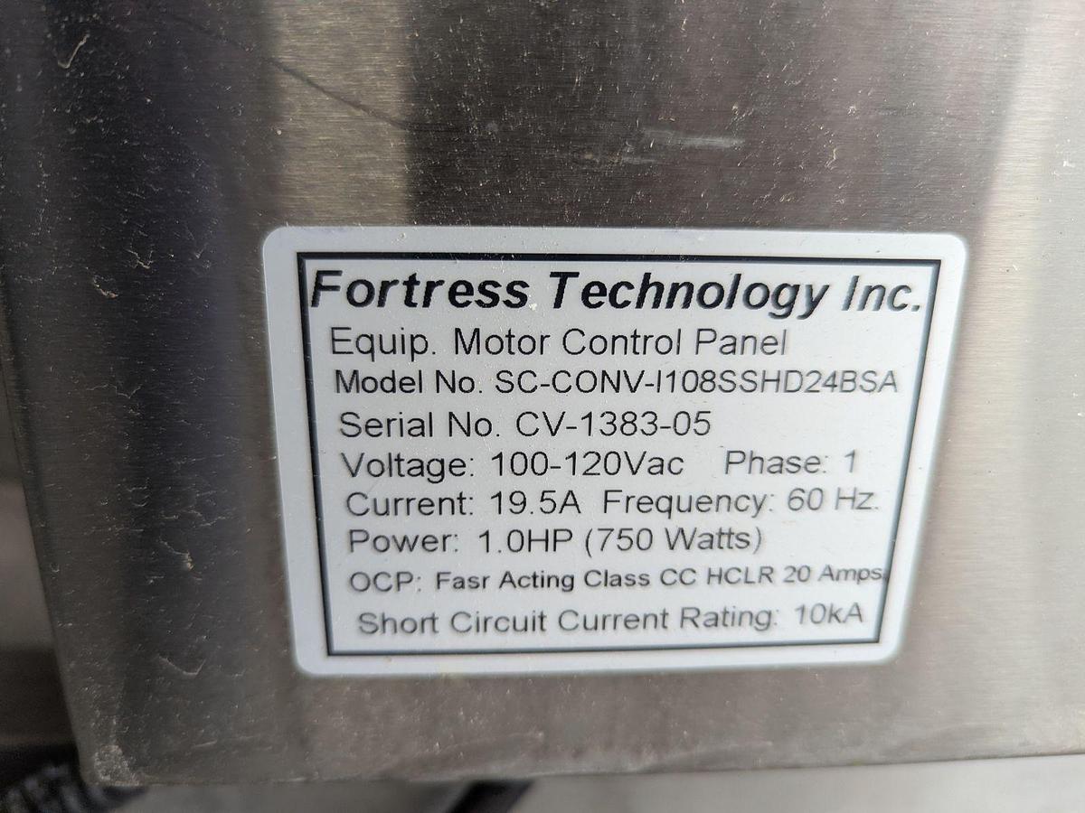 Used Fortress Phantom Metal Detector Conveyor