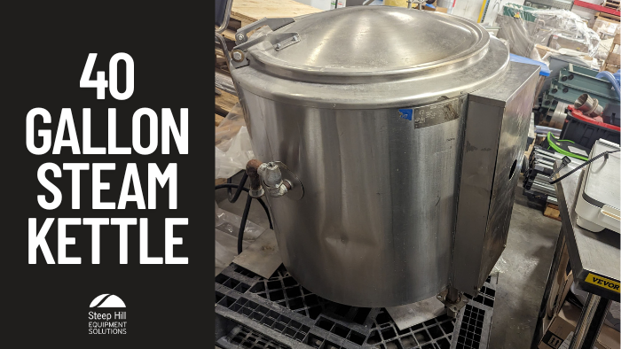 Used Groen EE-40 SS Self-Contained Steam Kettle