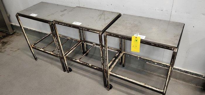 Used Stainless Steel Tables