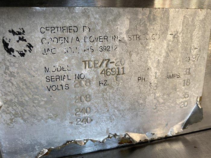 Used Groen TDB/7-20 Jacketed Tilt Kettle