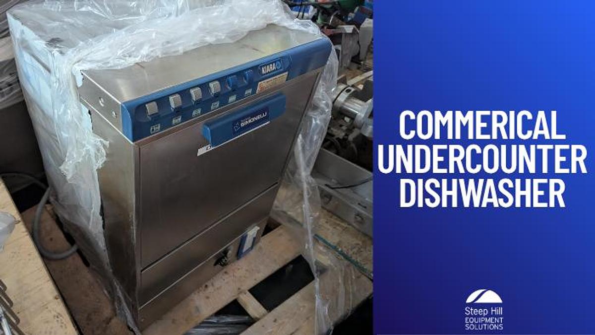 Used Nuova Simonelli Kiara 6 High-Temperature Undercounter Commercial Dishwasher