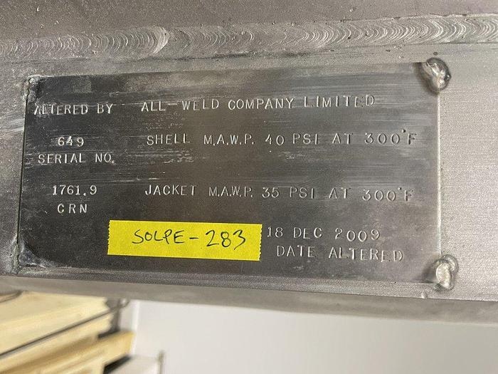 Used NBS 'W' 500L Bioreactor