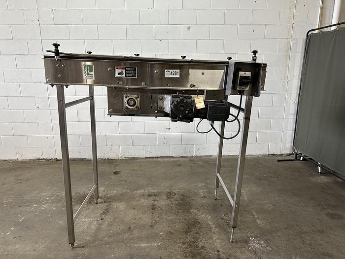 Used LaGrotta 5'L Double Belt Conveyor