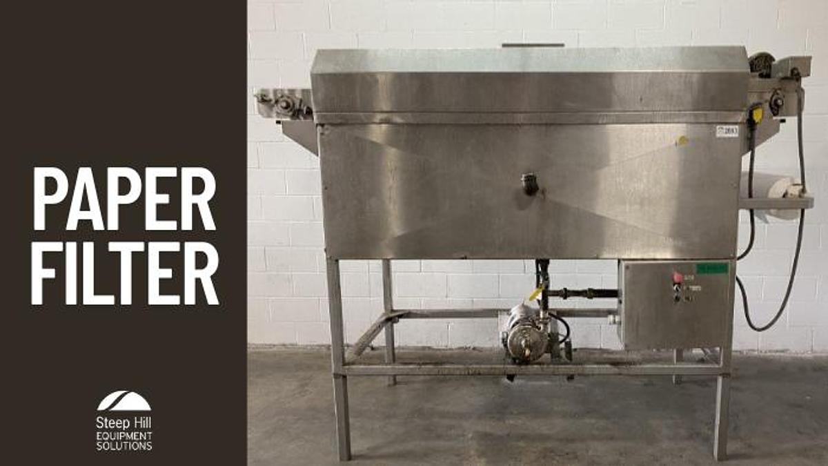 Used HAC Mastermatic MF 8-24 Continuous Paper Filter