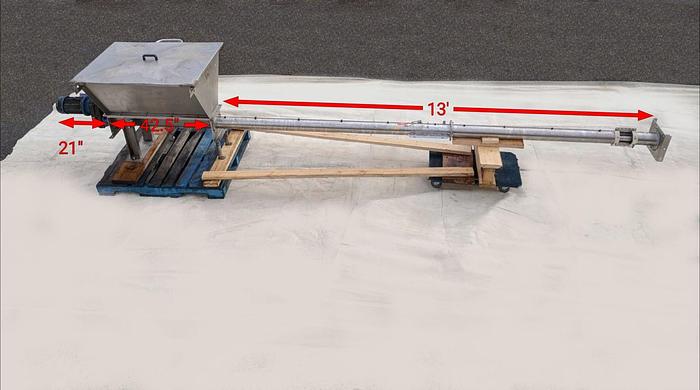 Used Auger with Hopper