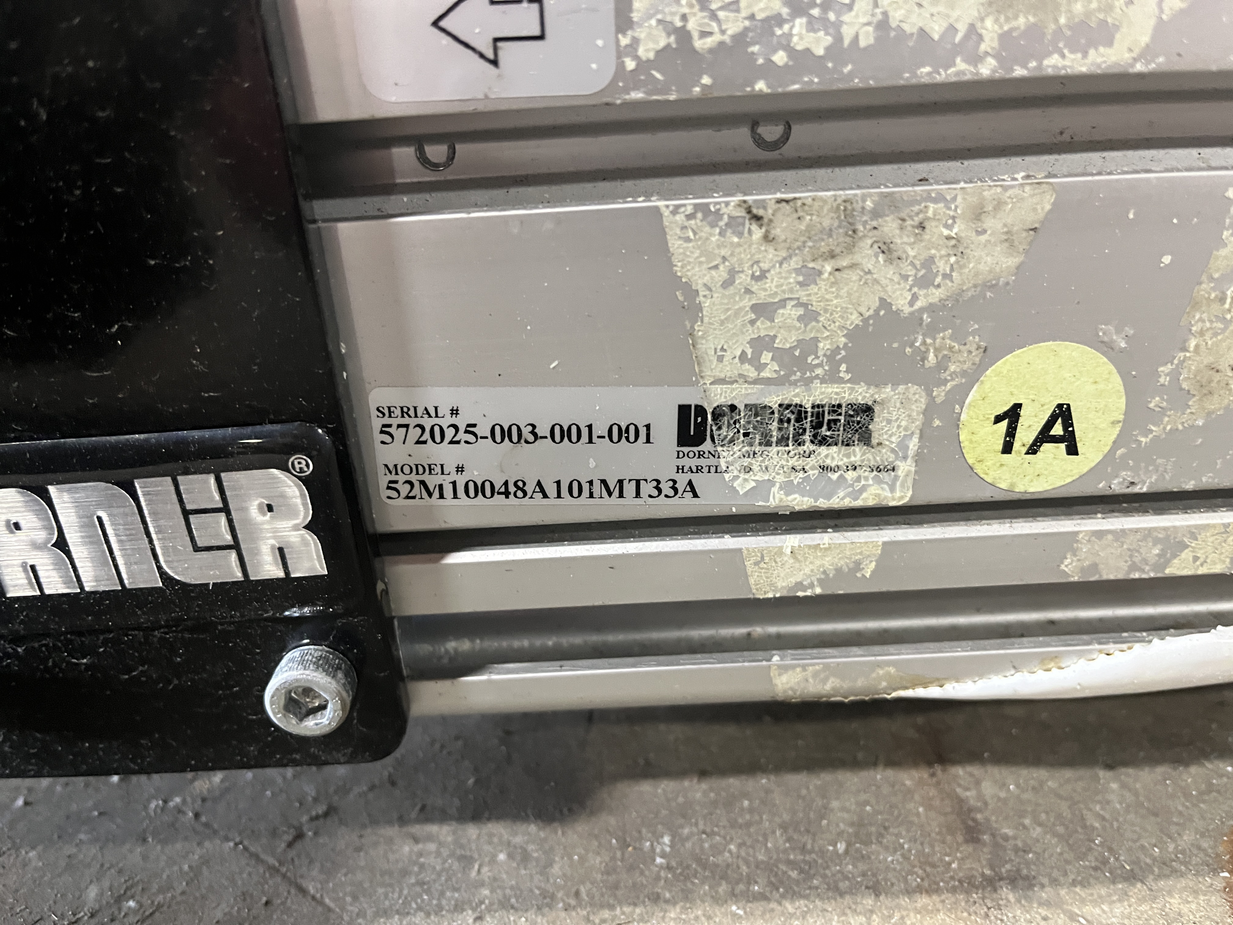 Used Dorner U-Shaped Conveyor
