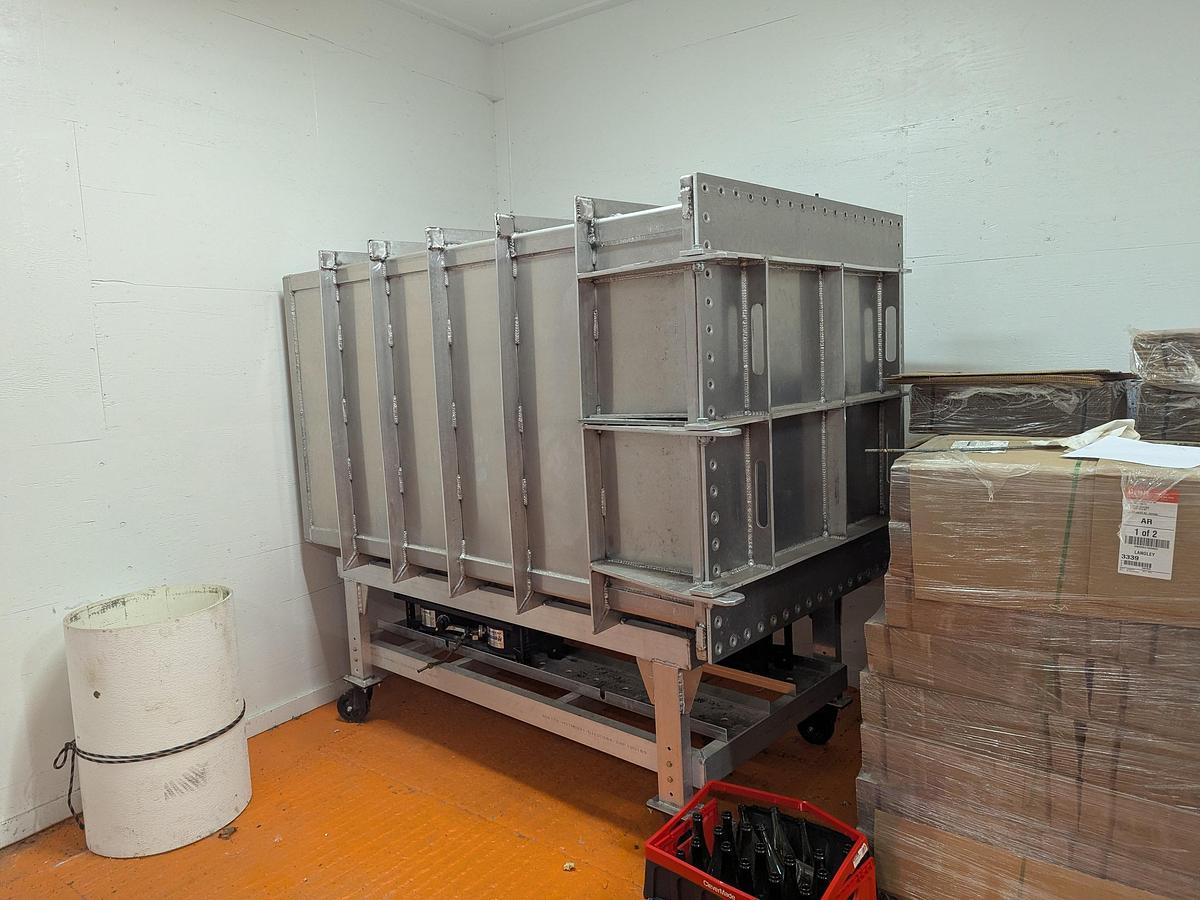 Used Custom Autoclave with Roll-Out Rack