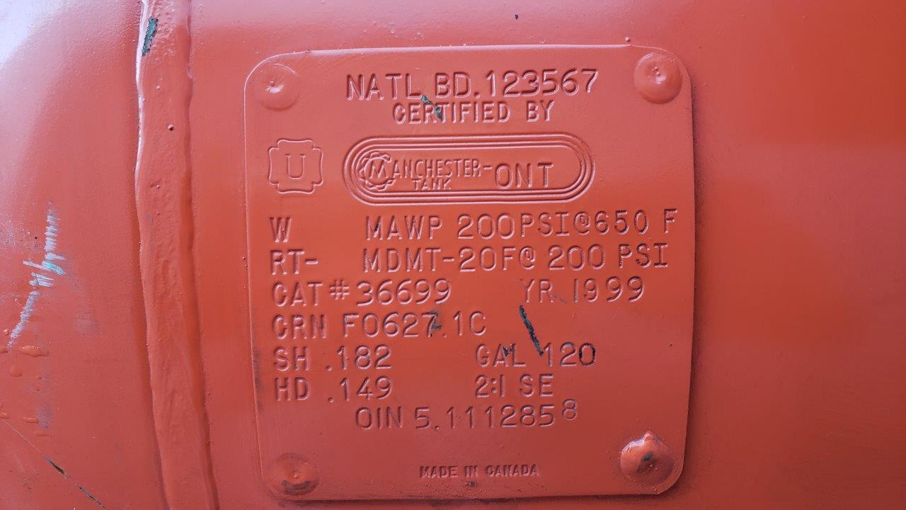 Used Devair 120 Gallon Air Compressor