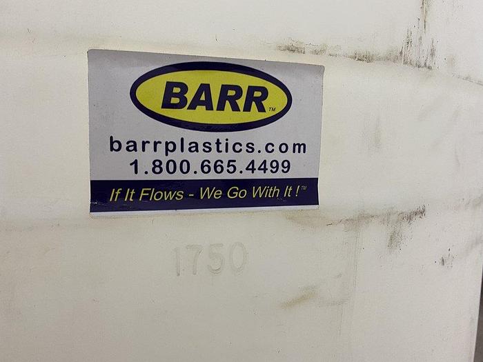 Used Barr 750 Gallon Poly Storage Tank