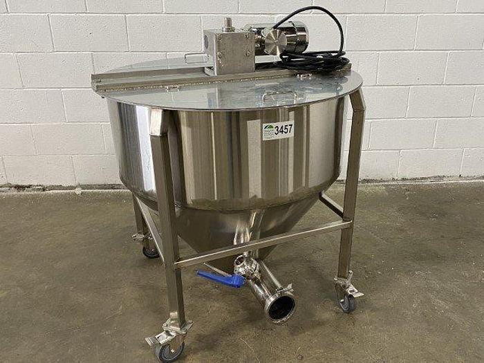 Used SS Hopper With Agitator
