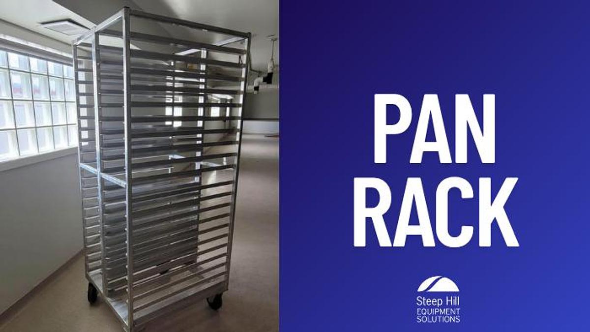 Used PVI Mobile Double-Wide Sheet Pan Rack