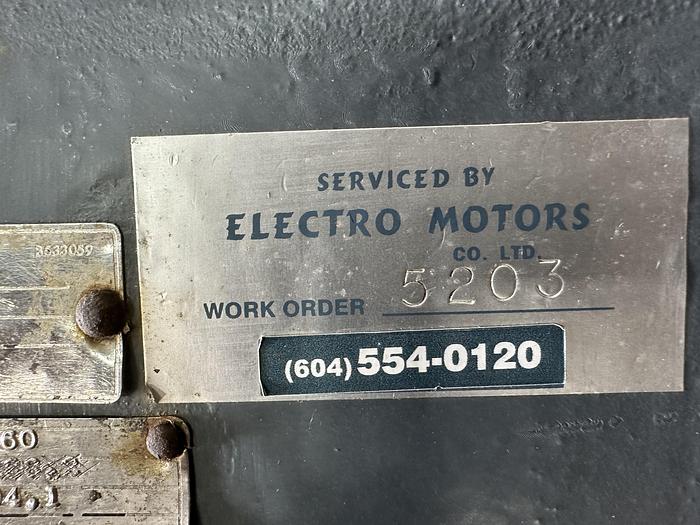 Used US Electric 75 HP Motor