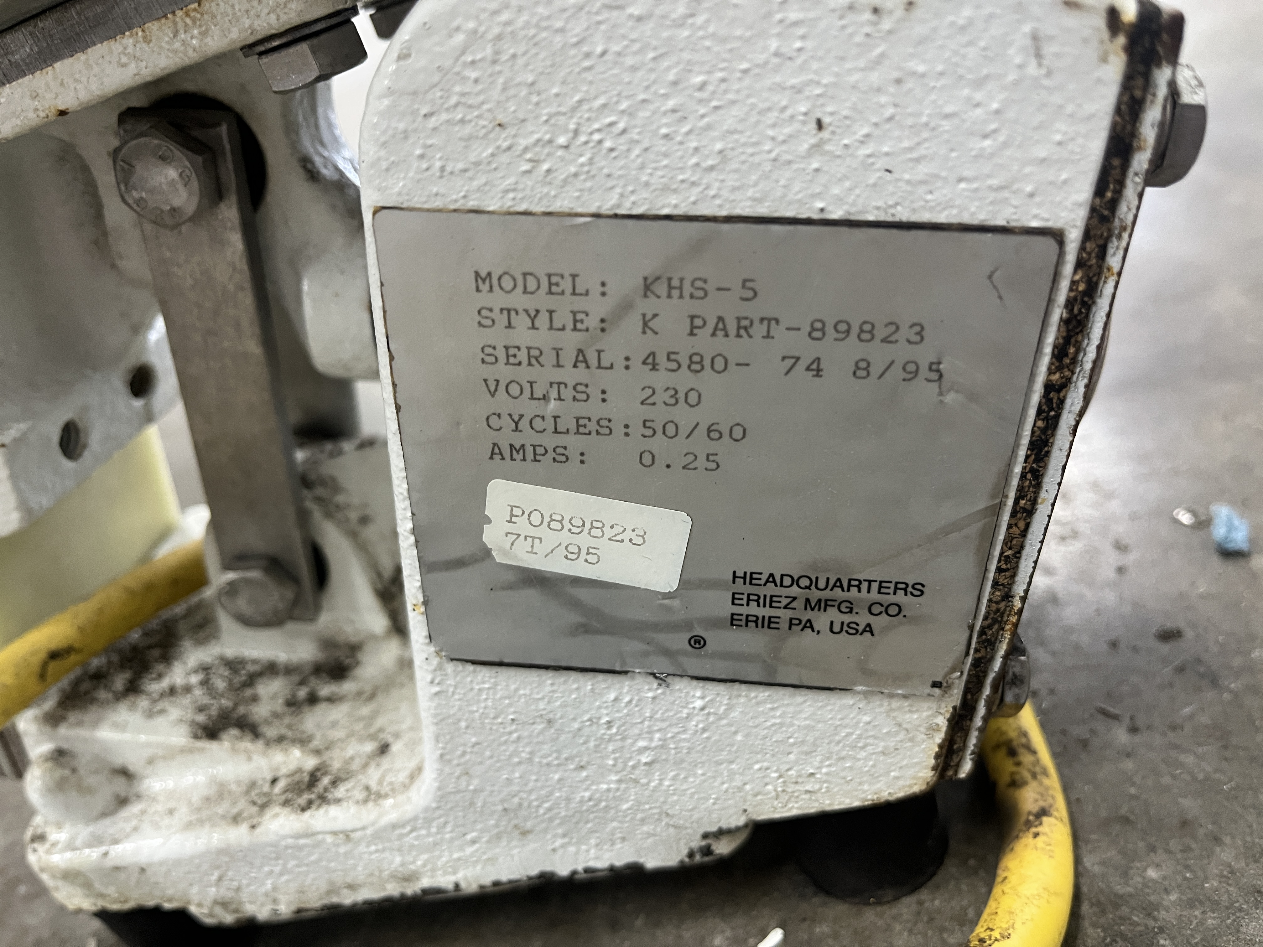 Used Eriez Vibratory Feeder