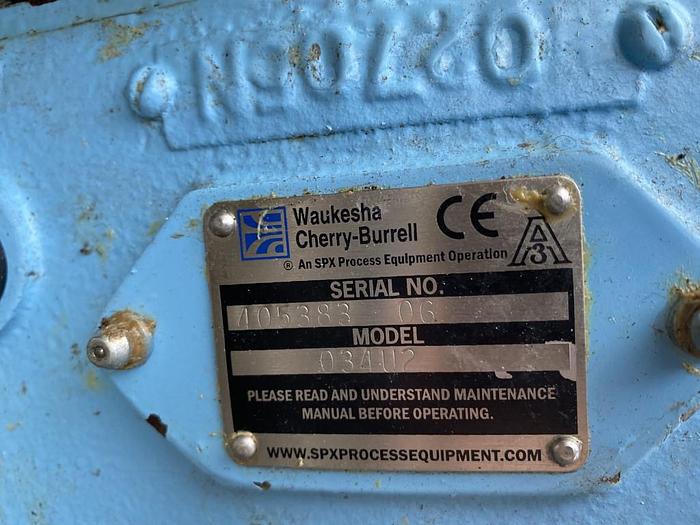 Used Waukesha 034 Universal II PD Pump
