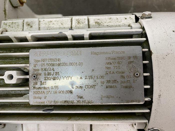 Used SEW-Usocome R87 Helical Gear Motor