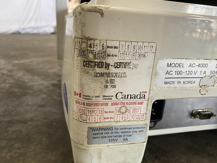 Used Ishida AC-4000 System Scale Printer