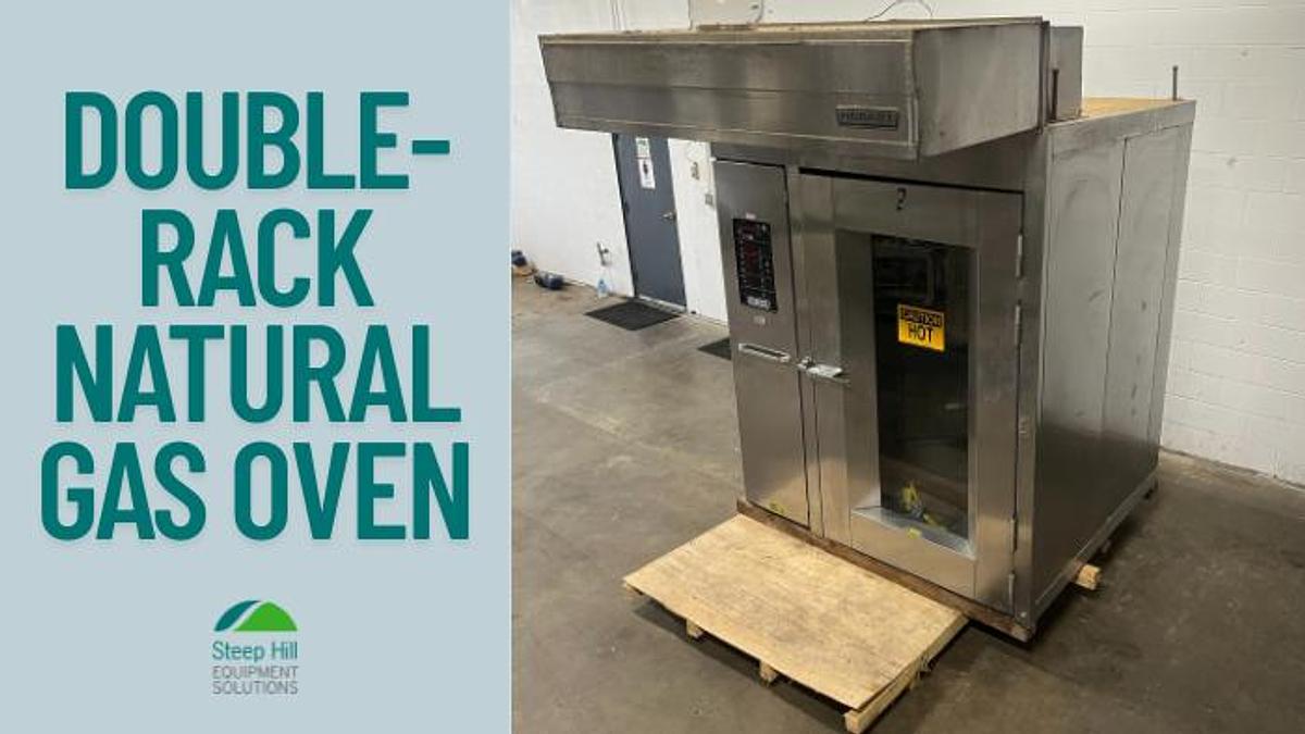 Used Hobart HBA2G Double-Rack Natural Gas Oven
