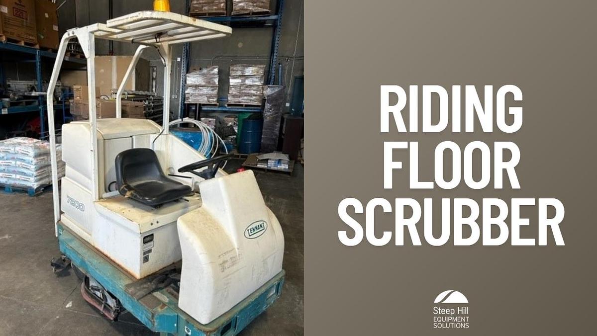 Used Tennant 7200 Riding Floor Scrubber