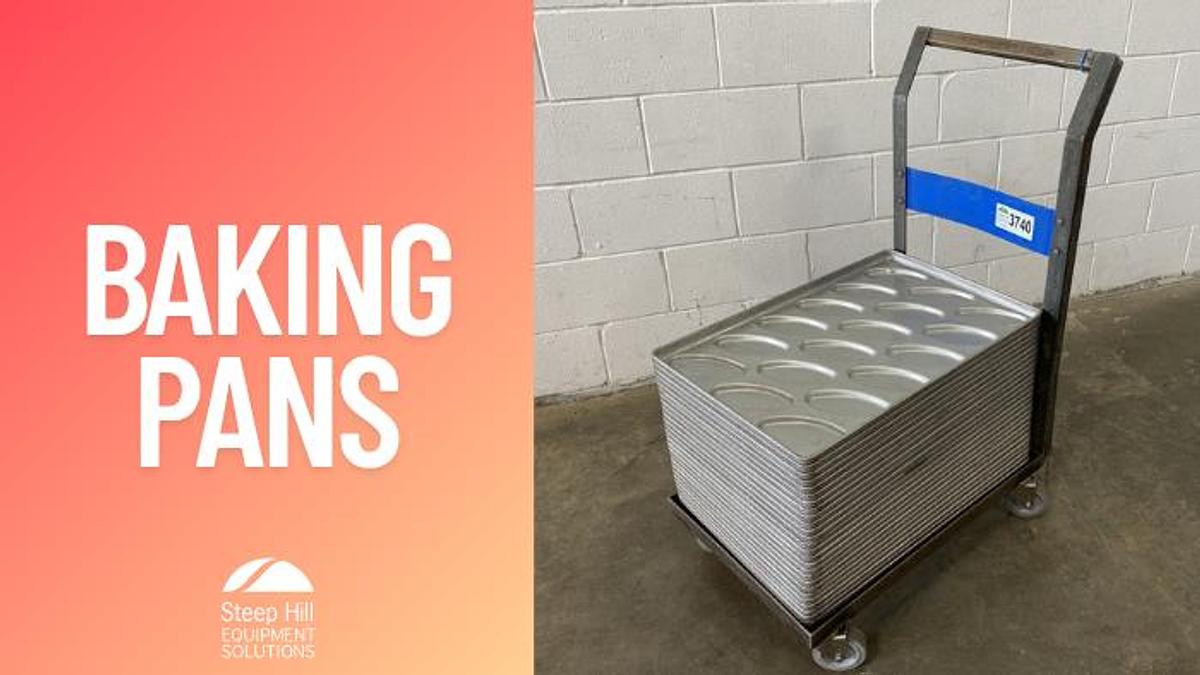 Used Baking Pans With Oval Molds