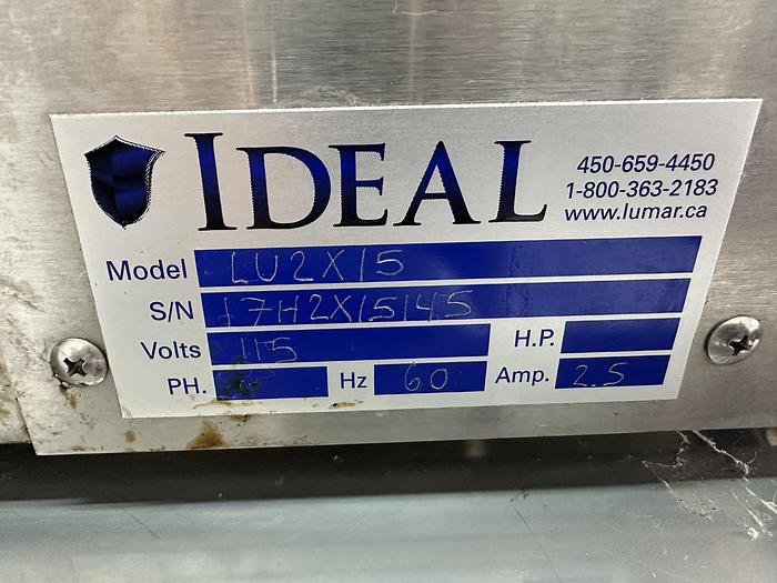 Used Lumar Ideal LU-2X15 Double Vacuum Tumbler
