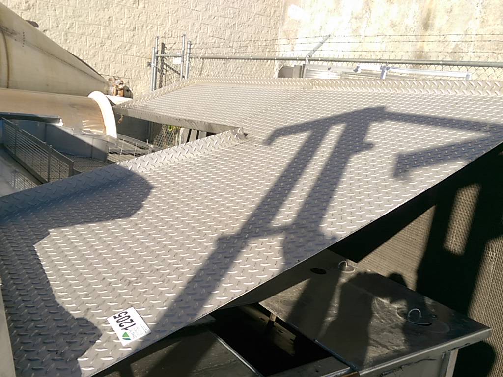 Used Stainless Steel Diamond Plated Sheet