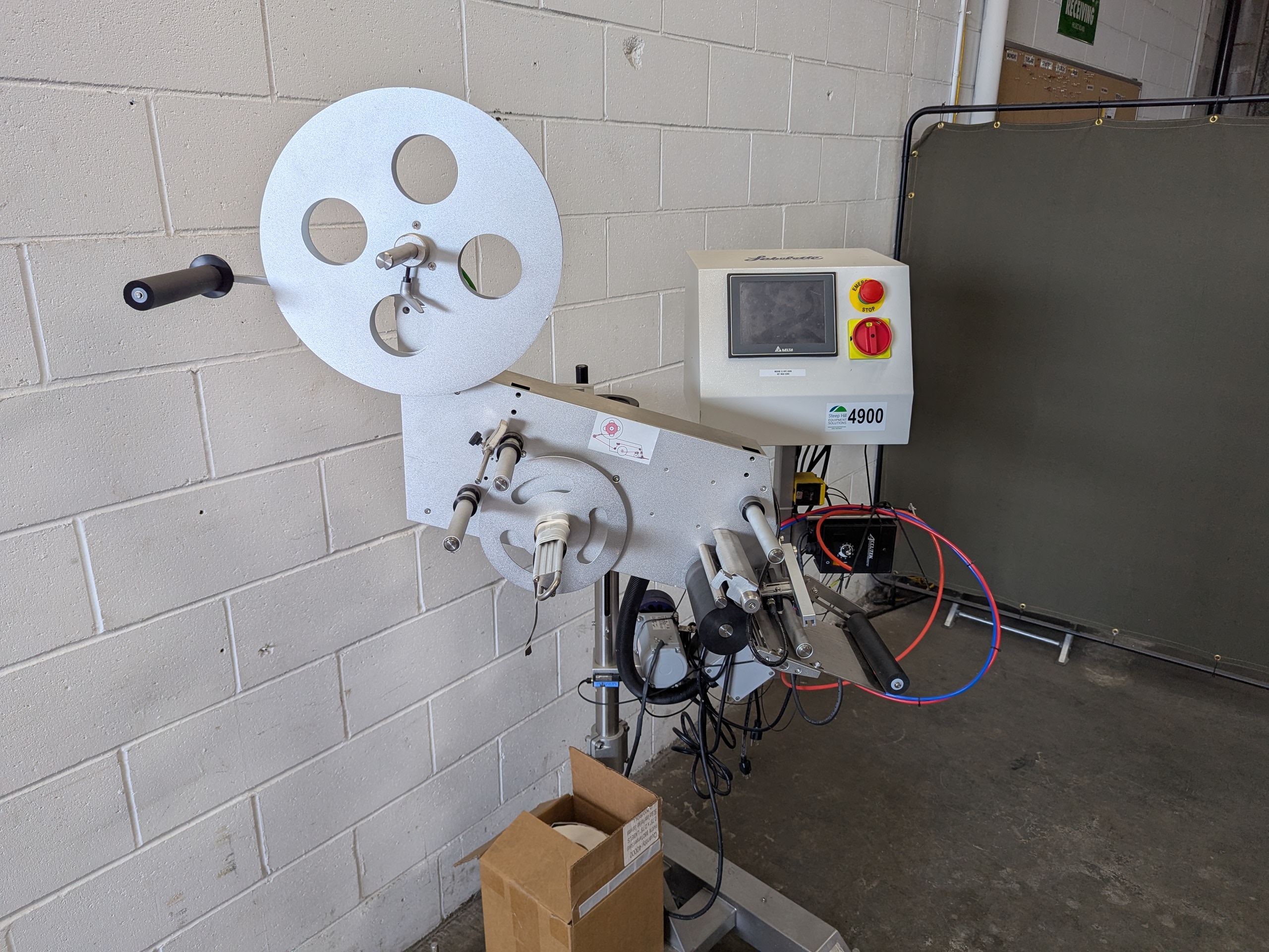 Used Accutek Labelette Tamper Evident Seal Applicator 