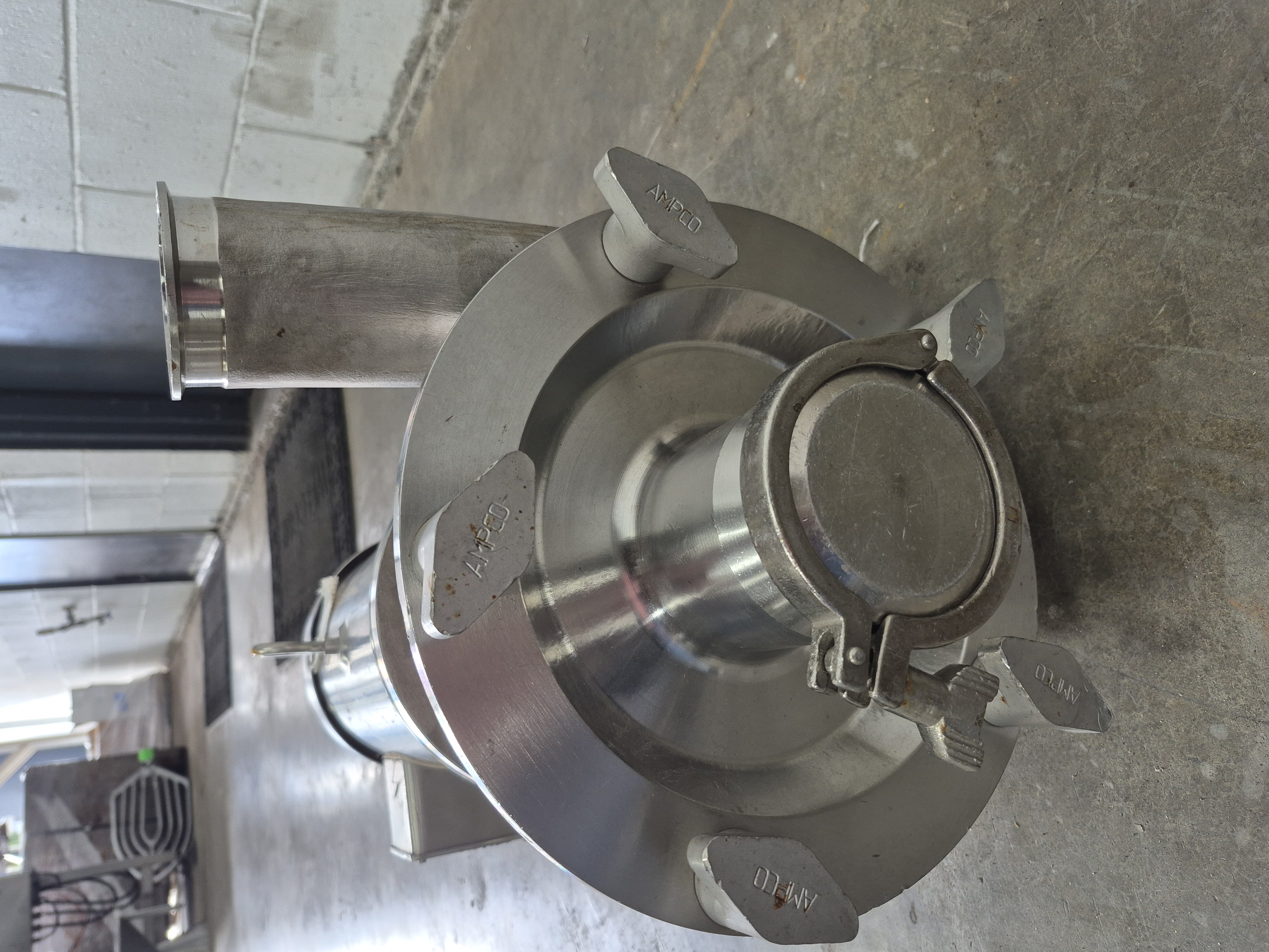 Used Ampco Centrifugal Pump with 5 HP Motor