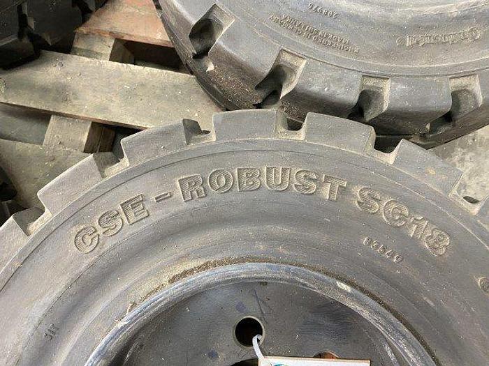 Used Continental CSE-Robust SC18 Forklift Tires (4)