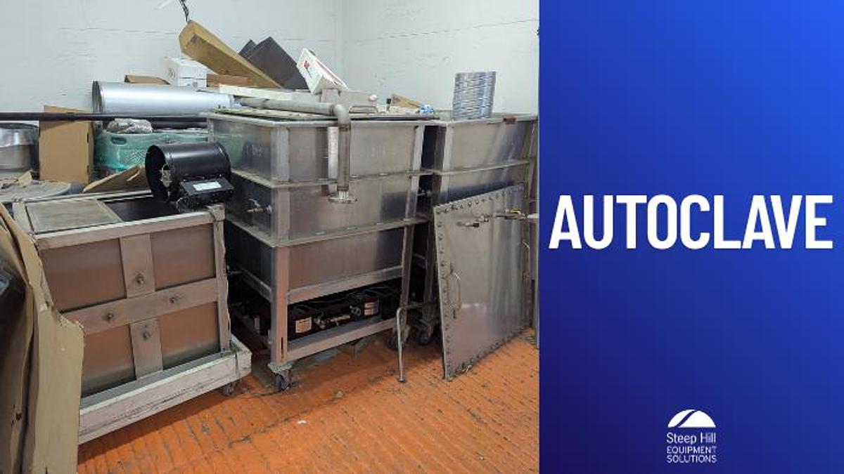 Used Custom Drop In Autoclave with Basket