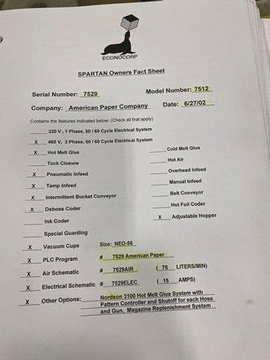 Used Kuo's Gang KG852-4T Facial Tissue Folder