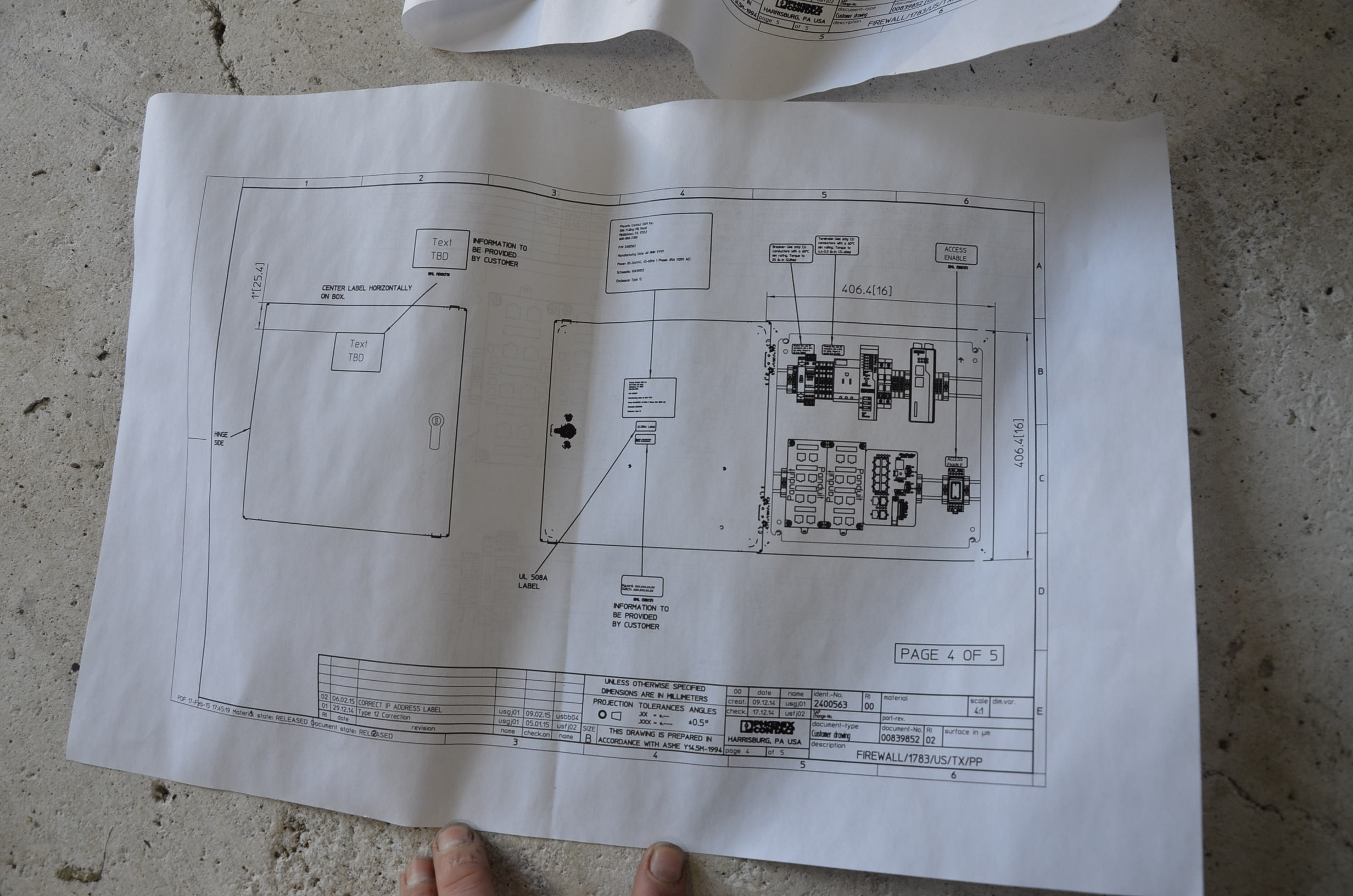 Used Phoenix Contact Complete Electric Box