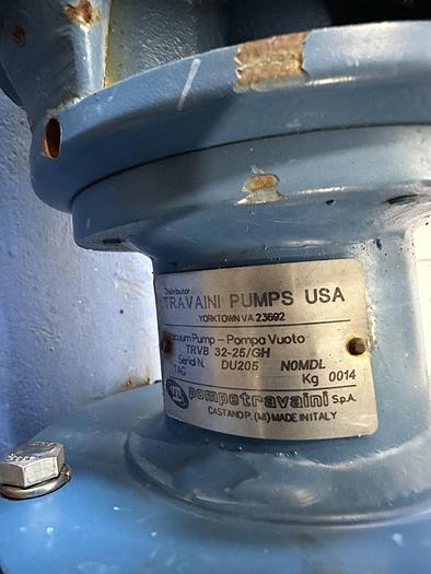 Used Travaini Liquid Ring Vacuum Pump