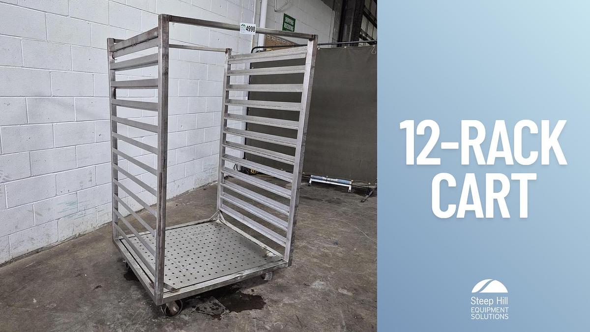 Used 12-Rack Cart