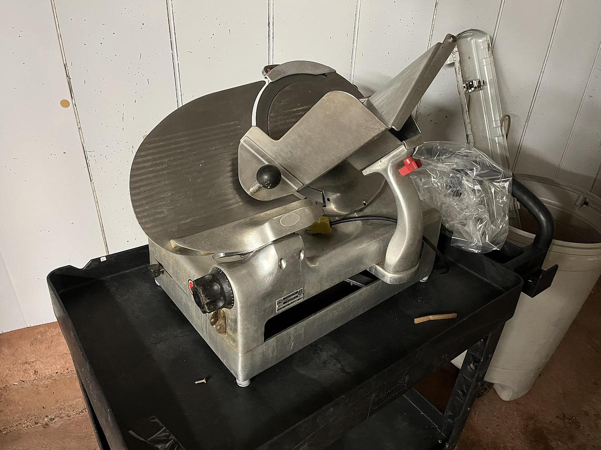 Used Berkel Gravity Feed Meat Slicer