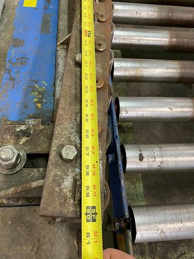 Used 5'8 Roller Conveyor